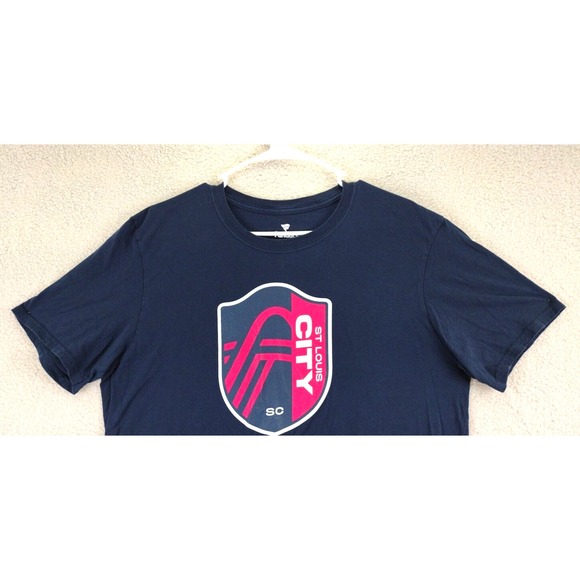 Fanatics St Louis City SC Navy Blue T Shirt Mens Large Soccer Athletic - Picture 10 of 16